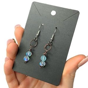 Seaglass handmade earrings